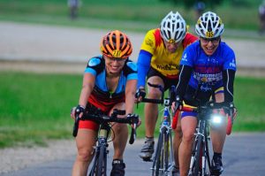 Pascale Lercangee at the National 24Hour Challenge UMCA Championship race, Middleville Michigan. 424miles 1st overall tie!