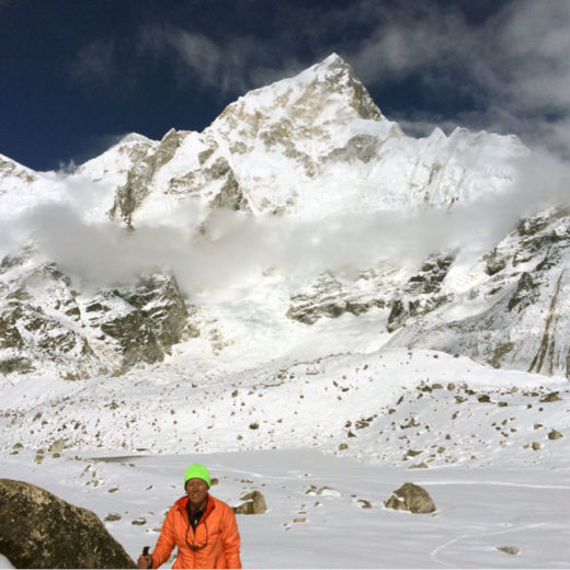 Eileen in Himalayan Mountains