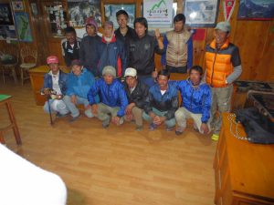 Eileens Sherpa Crew in Nepal