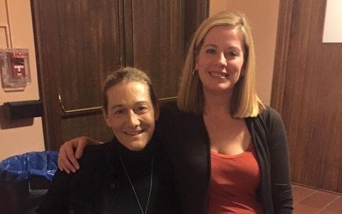 Becca Hubbard and Martine Rothblatt, founder of United Therapeutics