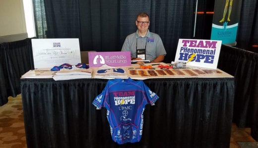Chris at the 2016 PHA Conference booth