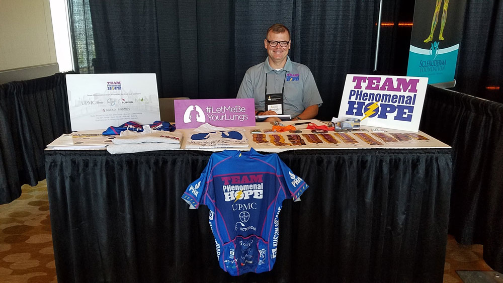Chris at the 2016 PHA Conference booth
