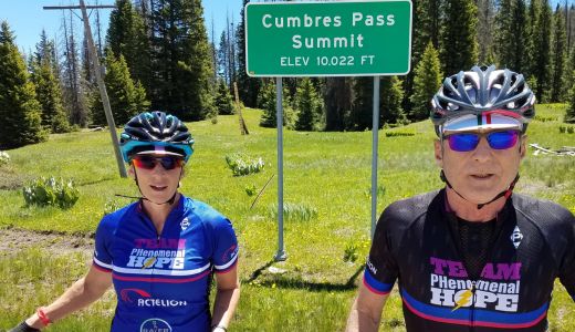 Gretchen Frey and Kern Buckner Cumbres Pass 2017